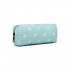 PC-D - Miss Lulu Canvas Pencil Case  Polka Dot Blue